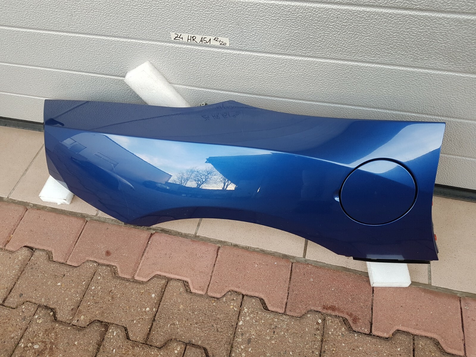 BMW Z4 E85 Seitenwand Aussenhaut Kotflügel hinten rechts ODER links Blau A51