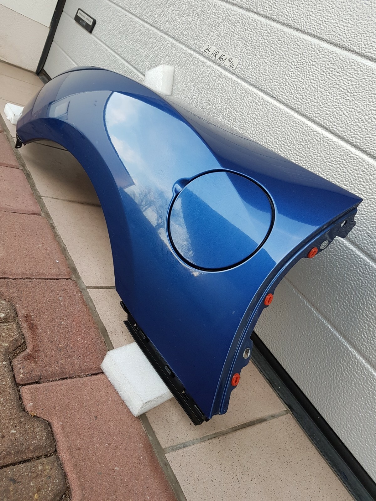 BMW Z4 E85 Seitenwand Aussenhaut Kotflügel hinten rechts ODER links Blau A51