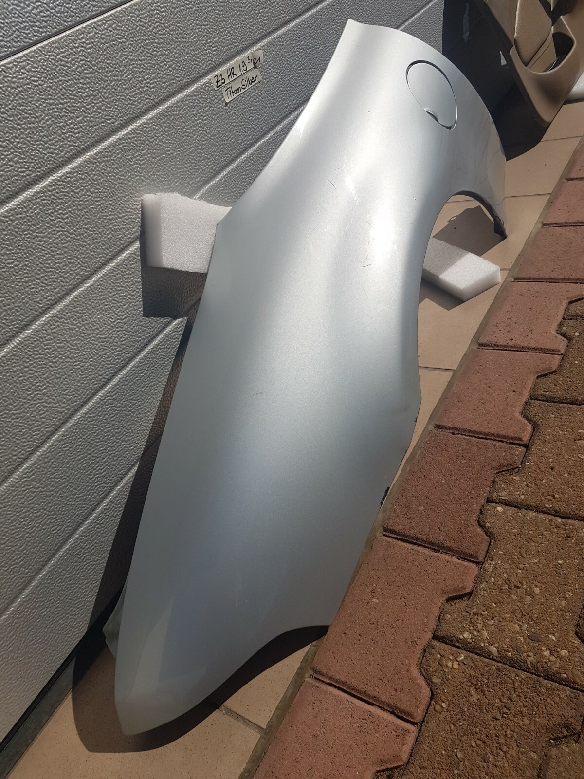 BMW Z3 Roadster Kotflügel Seitenwand schmal HINTEN RECHTS Titan Silber Metallic