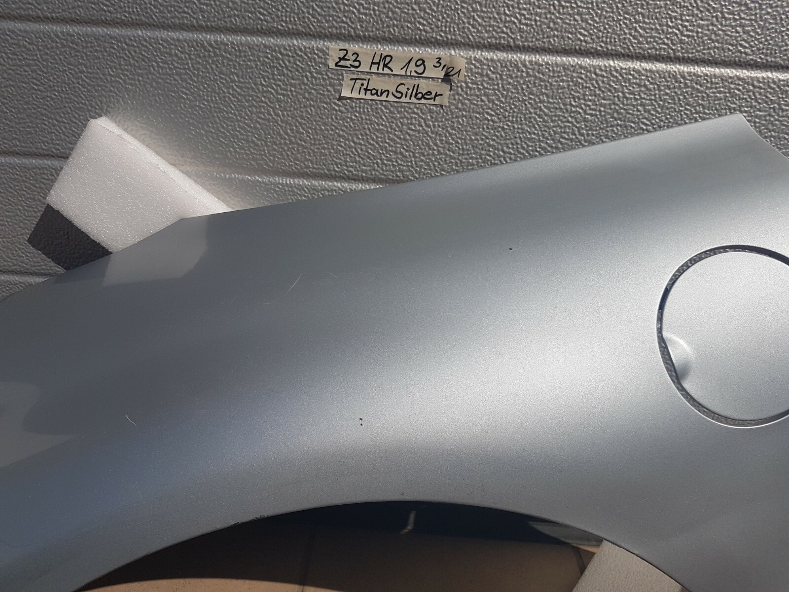 BMW Z3 Roadster Kotflügel Seitenwand schmal HINTEN RECHTS Titan Silber Metallic