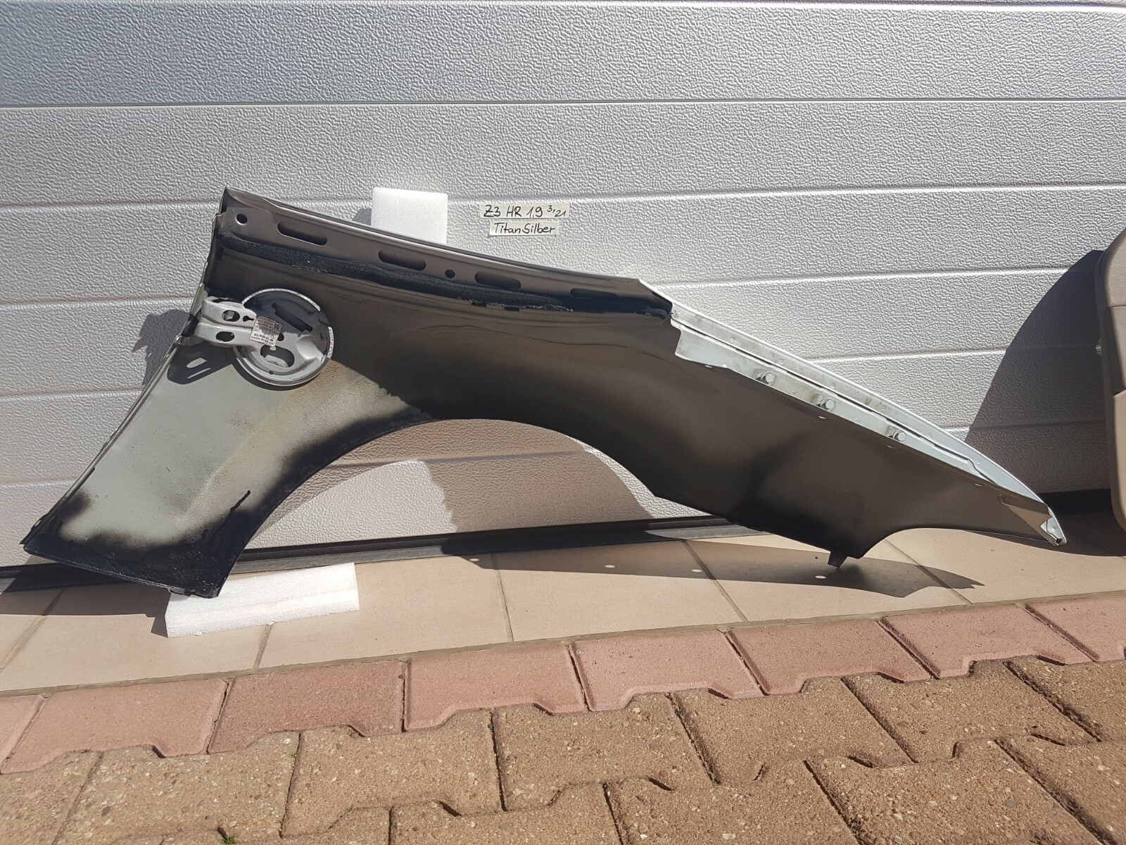 BMW Z3 Roadster Kotflügel Seitenwand schmal HINTEN RECHTS Titan Silber Metallic