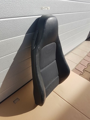 BMW Z3 Roadster Facelift Bei Fahrer Sitz Oberteil Leder Lehne schwarz RECHTS 