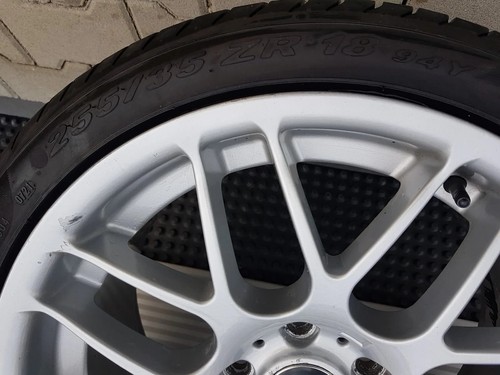 EINE BMW Z4 E85 E86 E46 Leichtmetall Alu M-Felge 9 J x 18 Zoll + Pirelli Reifen