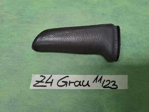 BMW Z4 E85 E86 Griff für Handbremse Leder grau