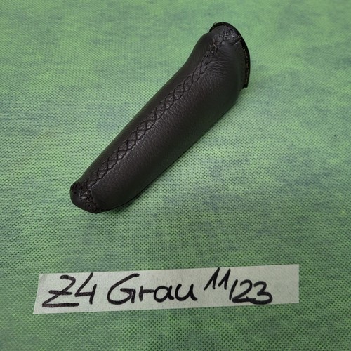 BMW Z4 E85 E86 Griff für Handbremse Leder grau