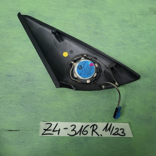BMW Z4 E85 Hochton Lautsprecher rechts 4116316 + Verkleidung Eckblende 