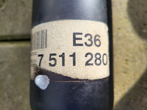 BMW Z3 Roadster Kardanwelle 7511280 Gelenkwelle Schaltgetriebe 2,2 - 2,5 Liter