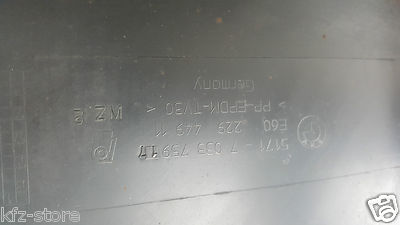 BMW E60 / E61 Seitenschweller Schweller LINKS Orient blau metallic  ABHOLUNG