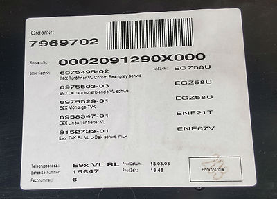 BMW E92 E93 english Tür Verkleidung RHD left Door Card Cover Panel Trim leather