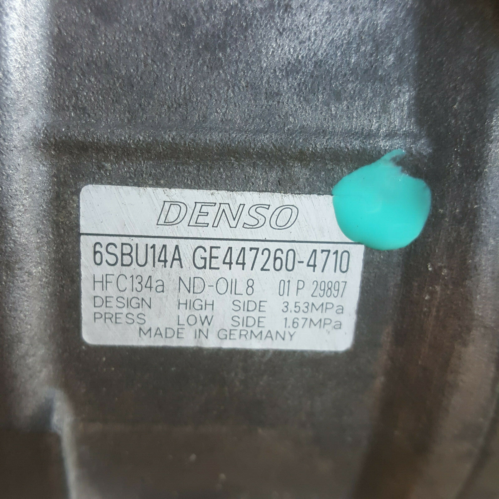 BMW F20 F21 F30 F31 F35 Klimakompressor 316 - 320 Diesel N47 Motor 9223694