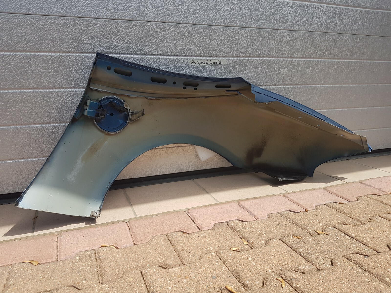 BMW Z3 Roadster Kotflügel Seitenwand breit HINTEN RECHTS blau