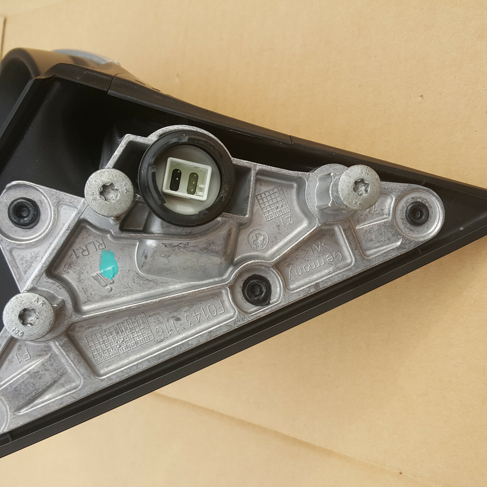 BMW E92 E93 Facelift Außen Seiten Spiegel VORNE RECHTS Titan silber metallic 354