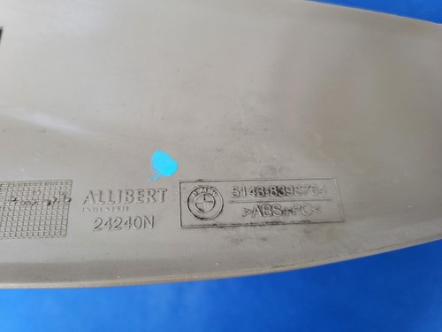 BMW Z3 Roadster Staufach Verkleidung RECHTS Abdeckung beige 8398764