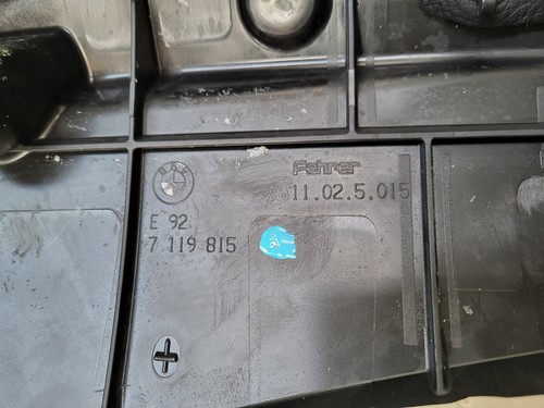 BMW E92 Coupe Rückbank Oberteil LINKS Leder schwarz Rücksitz Lehne ABHOLUNG 