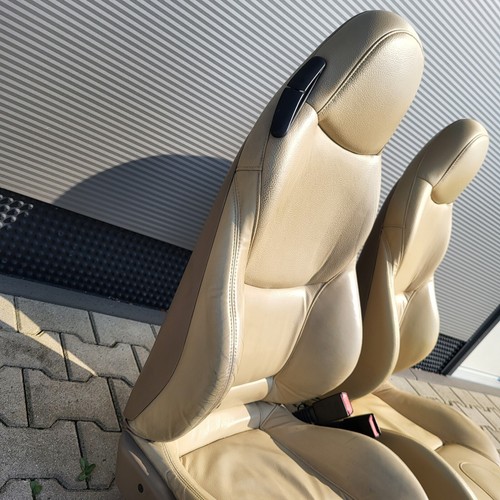 BMW Z3 Roadster Fahrer +  Beifahrer Sport Sitz Leder beige Sitzheizung ABHOLUNG