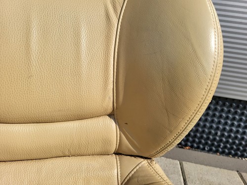 BMW Z3 Roadster Fahrer +  Beifahrer Sport Sitz Leder beige Sitzheizung ABHOLUNG