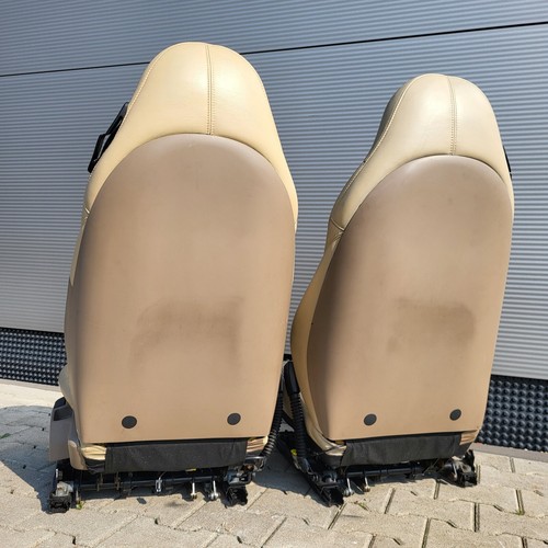 BMW Z3 Roadster Fahrer +  Beifahrer Sport Sitz Leder beige Sitzheizung ABHOLUNG