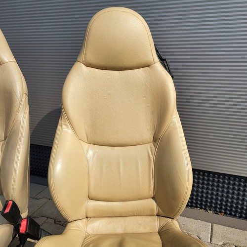 BMW Z3 Roadster Fahrer +  Beifahrer Sport Sitz Leder beige Sitzheizung ABHOLUNG