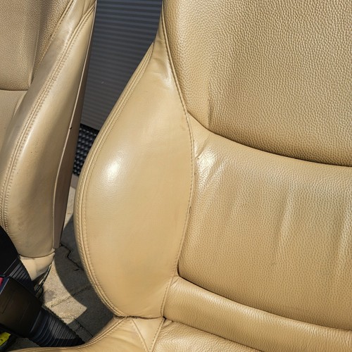 BMW Z3 Roadster Fahrer +  Beifahrer Sport Sitz Leder beige Sitzheizung ABHOLUNG