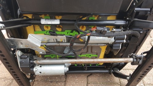 BMW Z4 E85 Fahrer Sitz Leder schwarz elektrisch VORNE LINKS  black leather seat