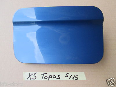 BMW X5 E53 Tank Deckel Tankklappe mit Scharnier Topas blau Metallic