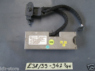 BMW E39 E38 E46 Telefon Interface Motorola / Freisprech Modul Antenne 8380942