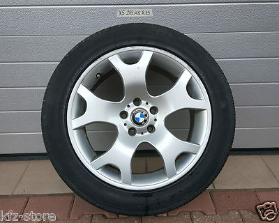 BMW X5 E53 Borbet Alufelge 10 J x 19  Leichtmetall Felge 1096228 Reifen 285/45