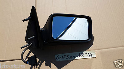 VW Golf 3 / Golf III Außenspiegel Spiegel Seitenspiegel RECHTS grau metallic