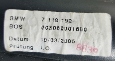 BMW E61 Heckrollo grau mit Netz Kombi Rollo Laderaum Abdeckung  Kofferraum