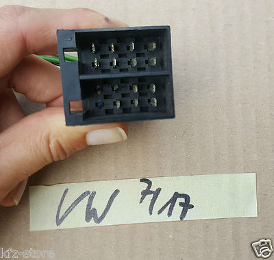 Volkswagen VW Radio Adepter Stecker
