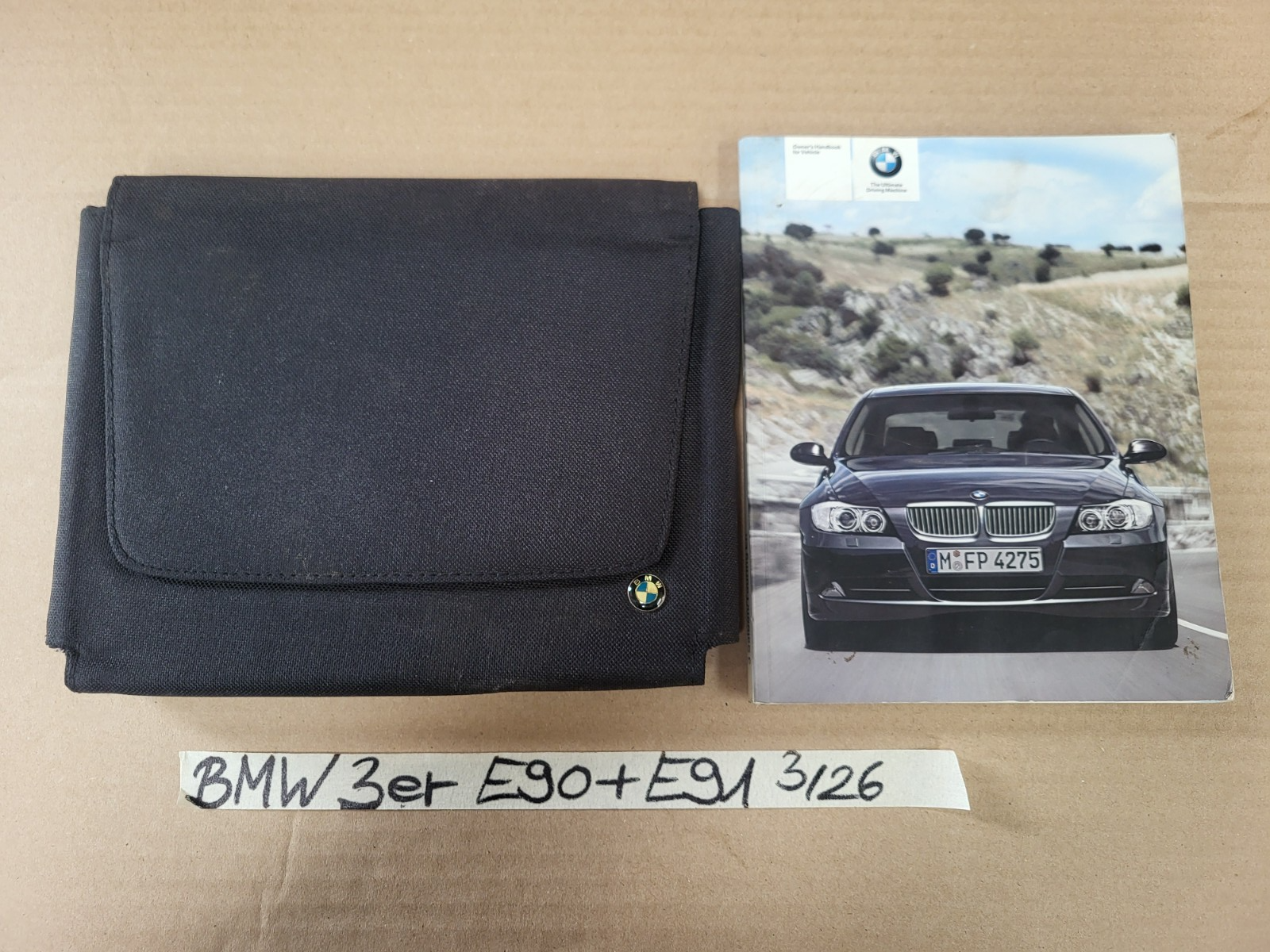 BMW E90 E91 E92 E93 Bord Mappe Betriebsanleitung Service Heft english handbook