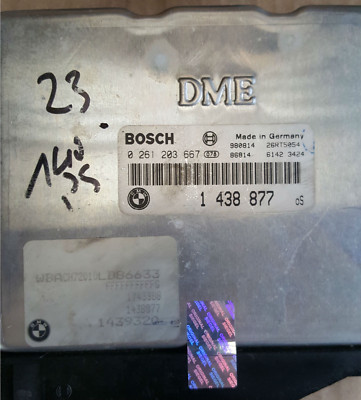 BMW Z3 Motorsteuergerät 1438877 + EWS Modul 8384678 + Schlüssel + Zünd Schloss
