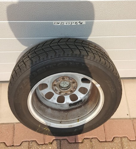 BMW E46  E36 + Z3  Alufelge 6,5 J x 15 Zoll 1094499 Reifen 195/65 R15 91T  M+S