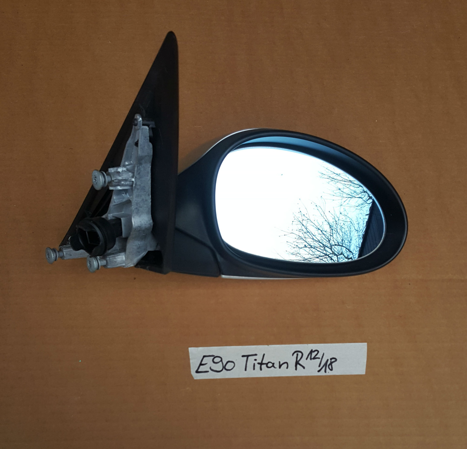 BMW E90 E91 Aussenspiegel Seiten Spiegel Titan silber metallic 354 RECHTS