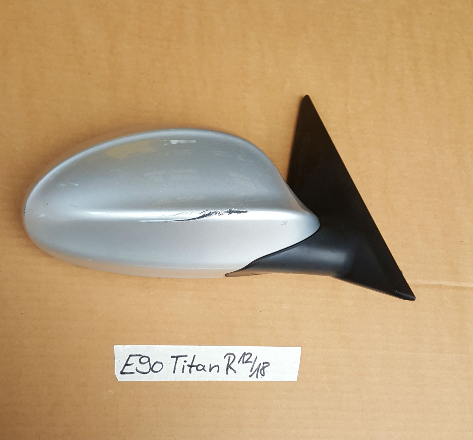 BMW E90 E91 Aussenspiegel Seiten Spiegel Titan silber metallic 354 RECHTS
