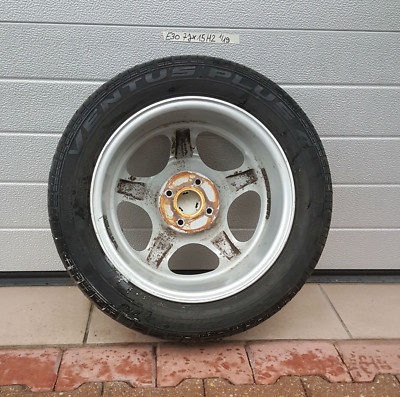 BMW E30  Aluminium Rad 15 Zoll Rial Alufelge 7J x 15 H2  Reifen 205/55  ABHOLUNG