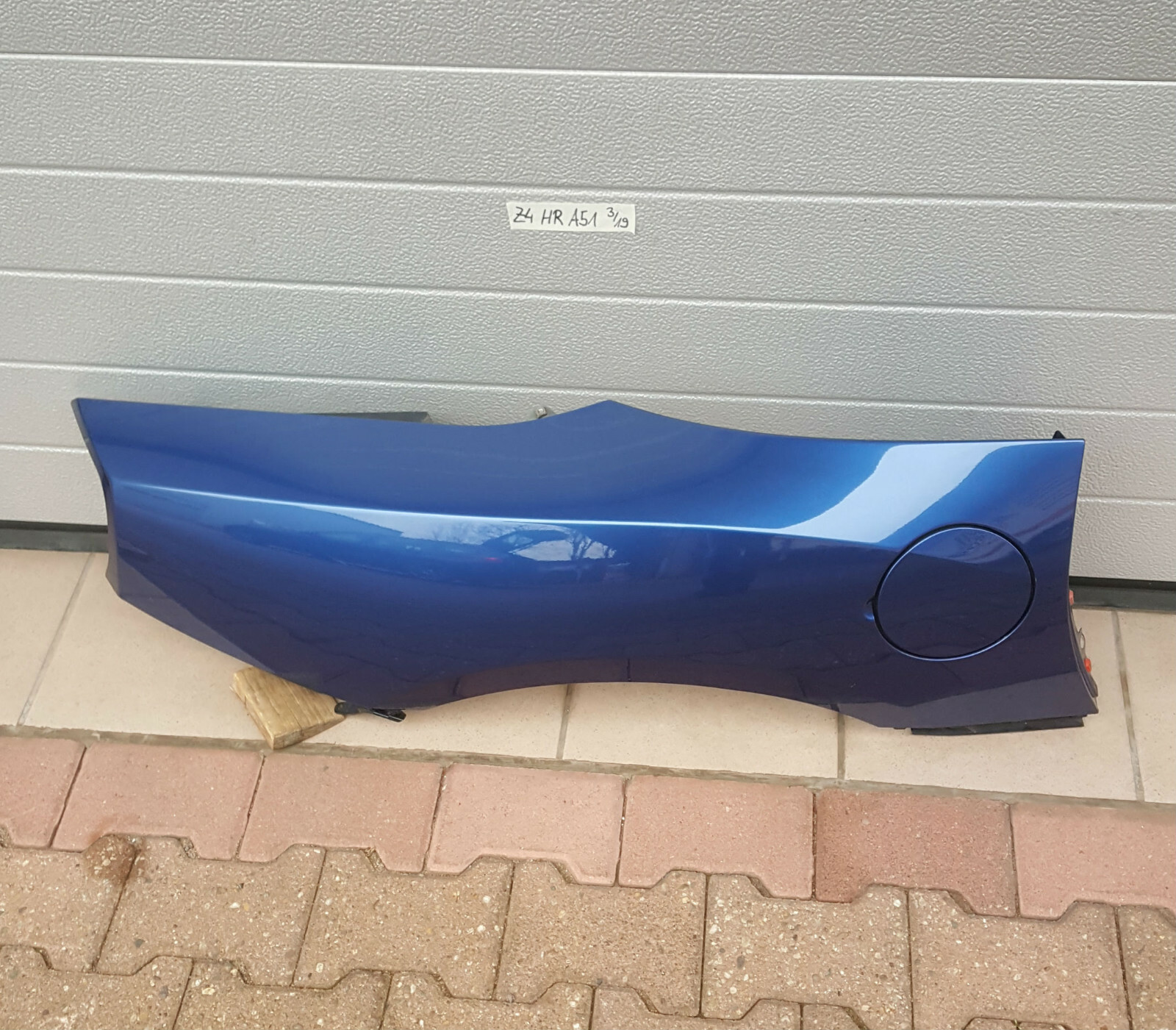BMW Z4 Seitenwand Aussenhaut Kotflügel HINTEN RECHTS  Montego Blau A51