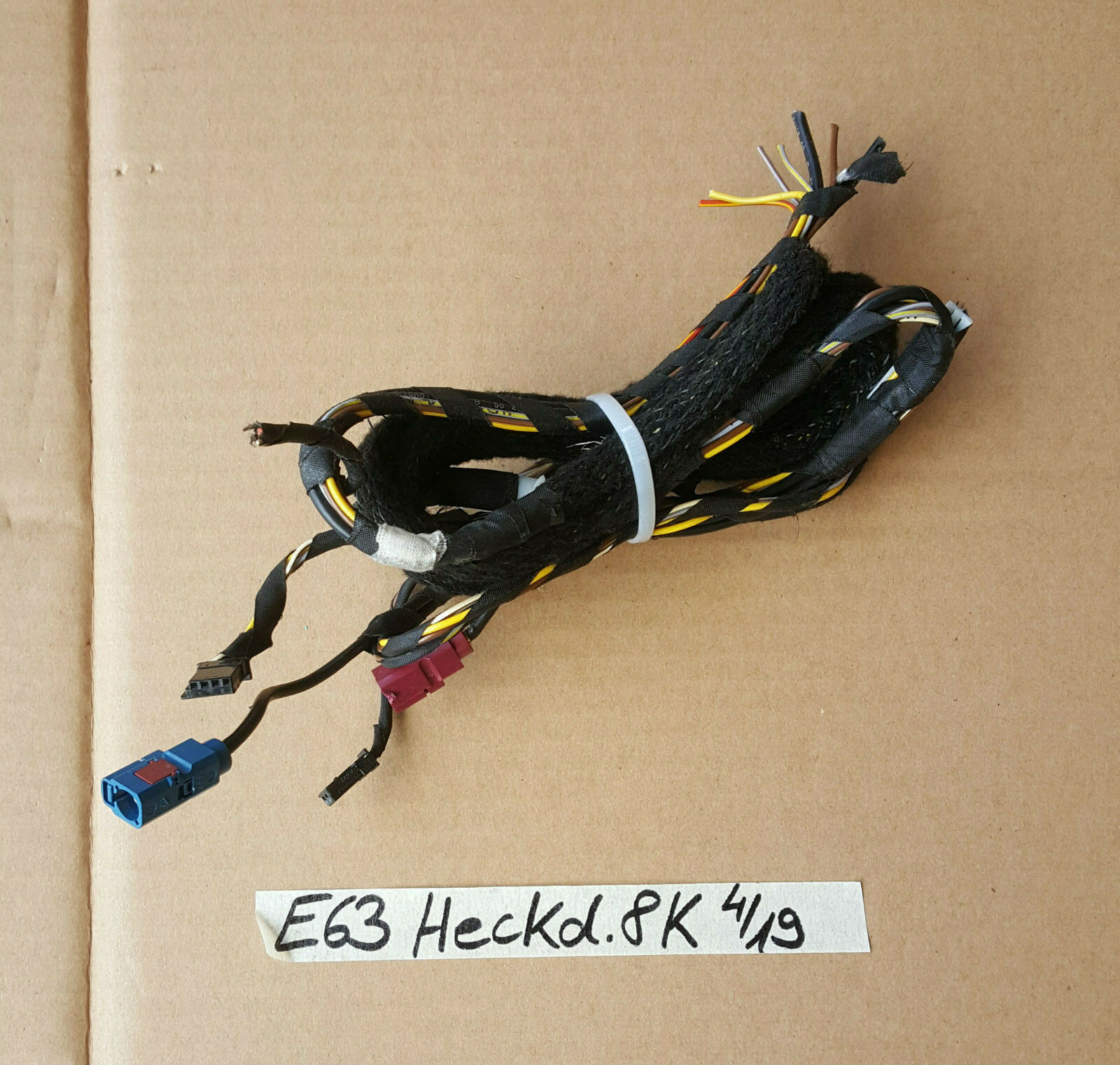 BMW 6er E63 E64 Heckdeckel Kabel  Kofferraum Kabelbaum  Heckklappe