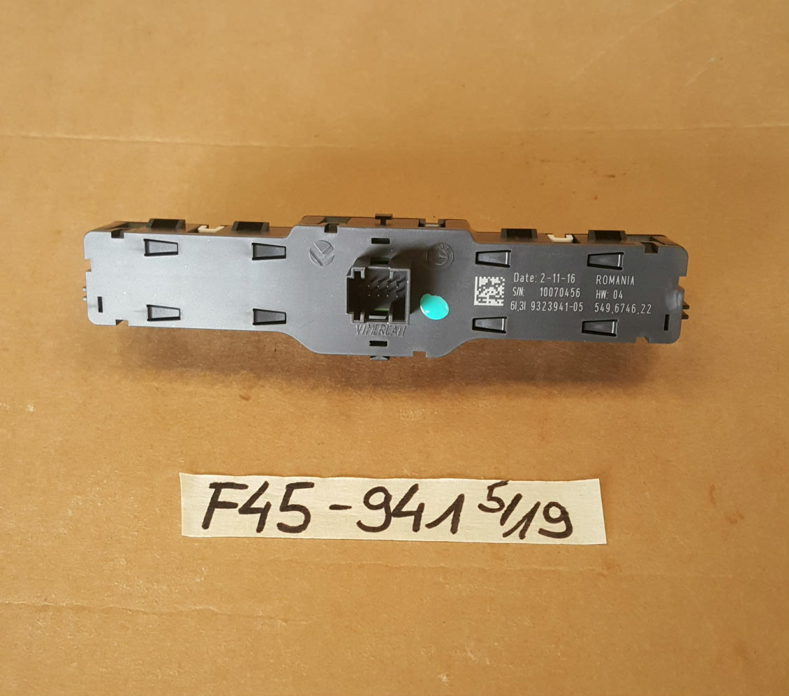 BMW  2er F45 F46 Sport Schalter PDC ECO Pro Bedieneinheit Mittelkonsole 9323941