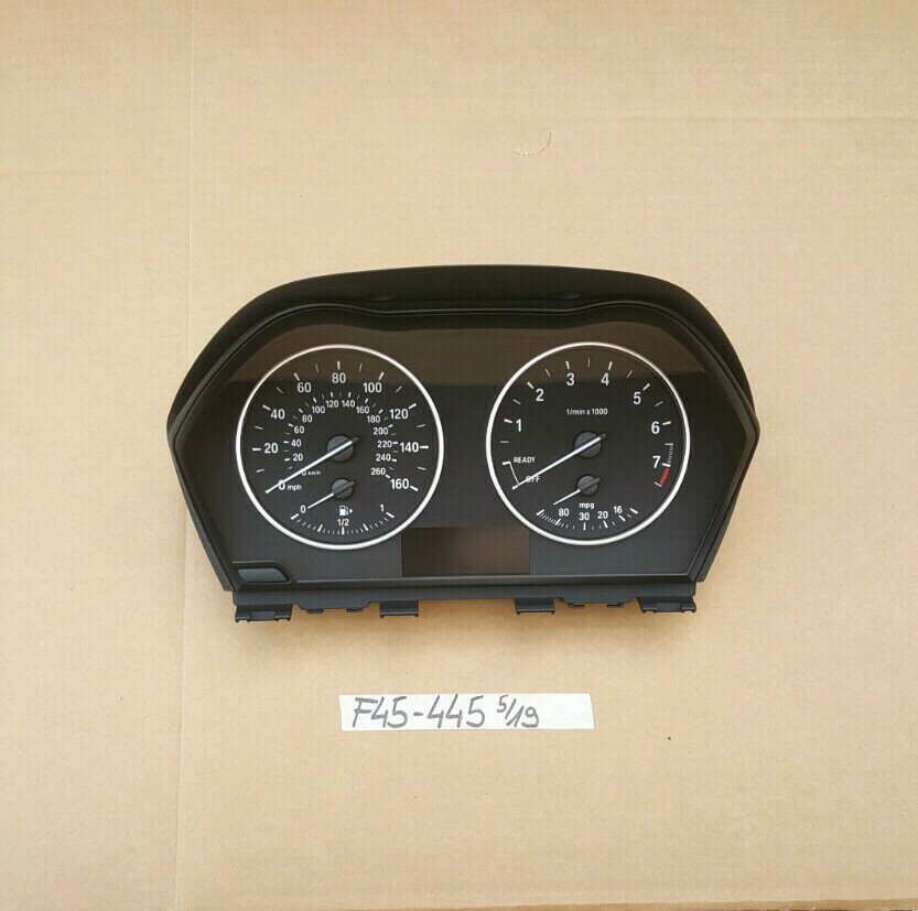 BMW F45 F46 X1 F48 Instrumentenkombination Meilen Tacho 9295445 speed indicator