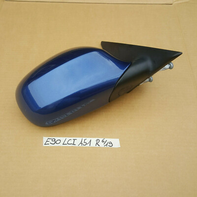 BMW E90 E91 LCI Facelift Aussen Seiten Spiegel RECHTS Montego blau metallic A51