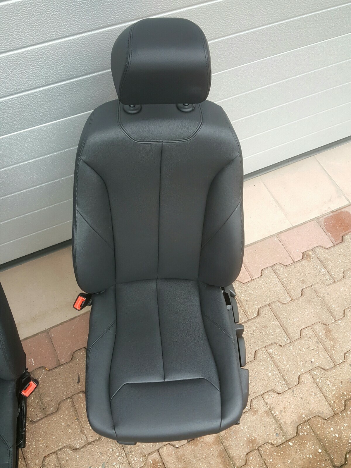 BMW F30 F31 Beifahrer Sitz Leder Dakota schwarz Airbag Sitzheizung VORNE RECHTS