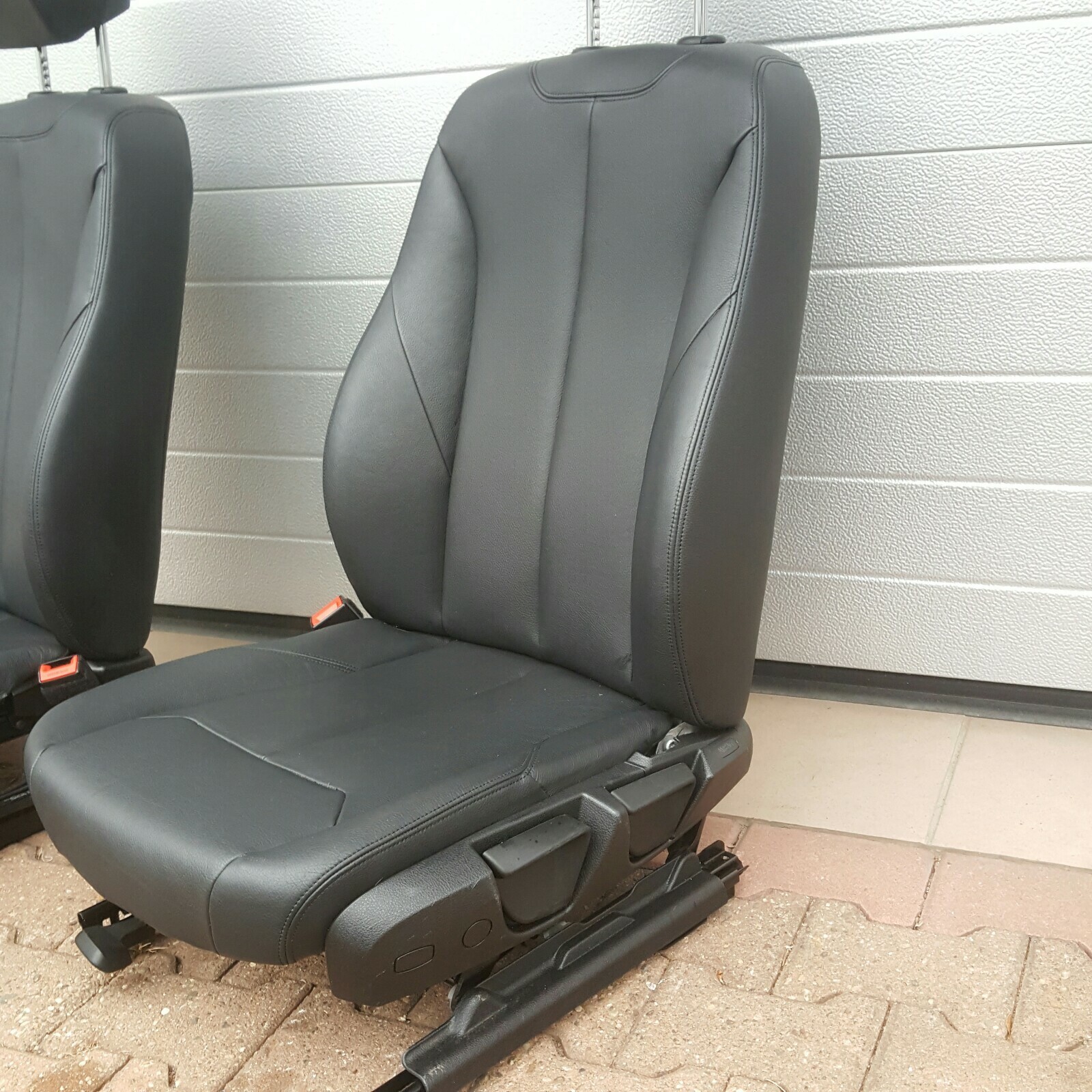 BMW F30 F31 Beifahrer Sitz Leder Dakota schwarz Airbag Sitzheizung VORNE RECHTS