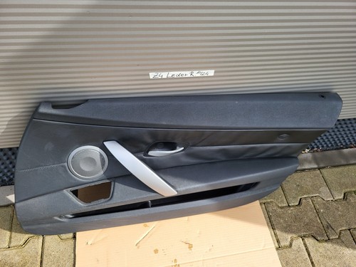 BMW Z4 E85 E86 Tür Verkleidung Türtafel Türpappe Leder RECHTS schwarz