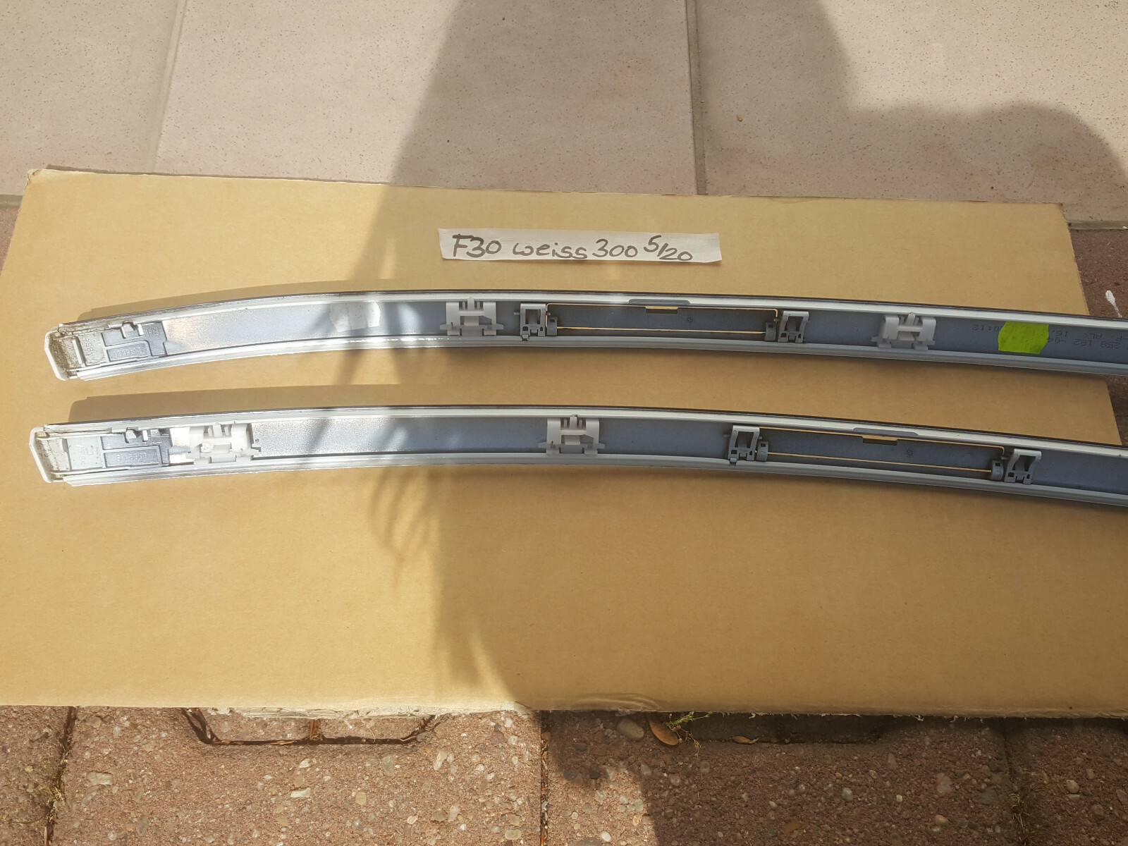 BMW F30 Dachleisten Zierleiste Dach oben rechts links  Alpin weiss ABHOLUNG