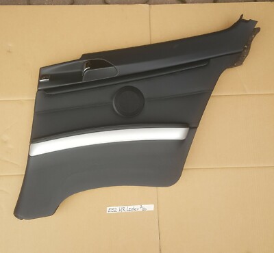 BMW E92 Seiten Verkleidung innen HINTEN RECHTS Leder schwarz ohne Gurtbringer 