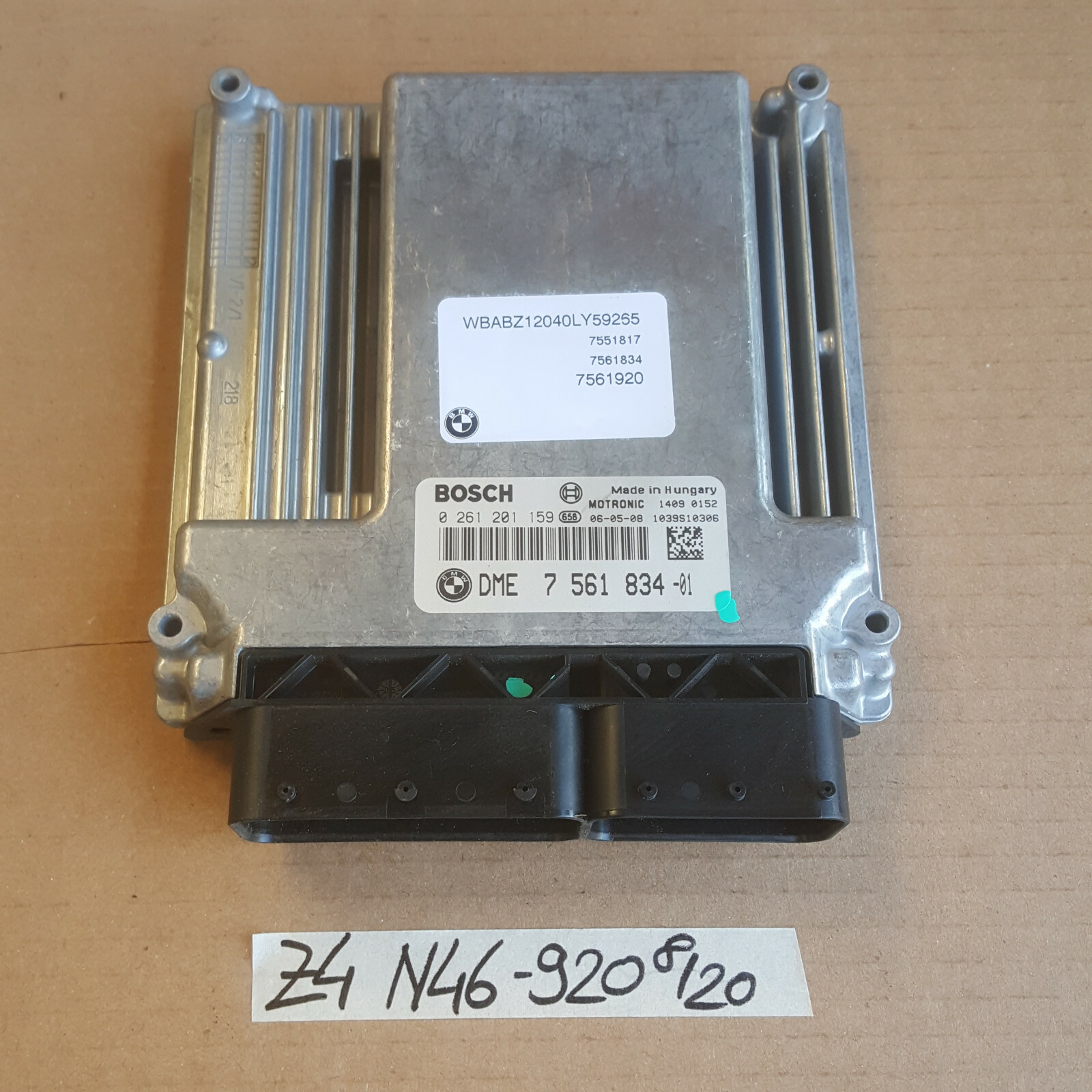 BMW Z4 E85 Steuergerät N46 Motor 7561920 EWS Modul 6988104 Zündschloss Schlüssel