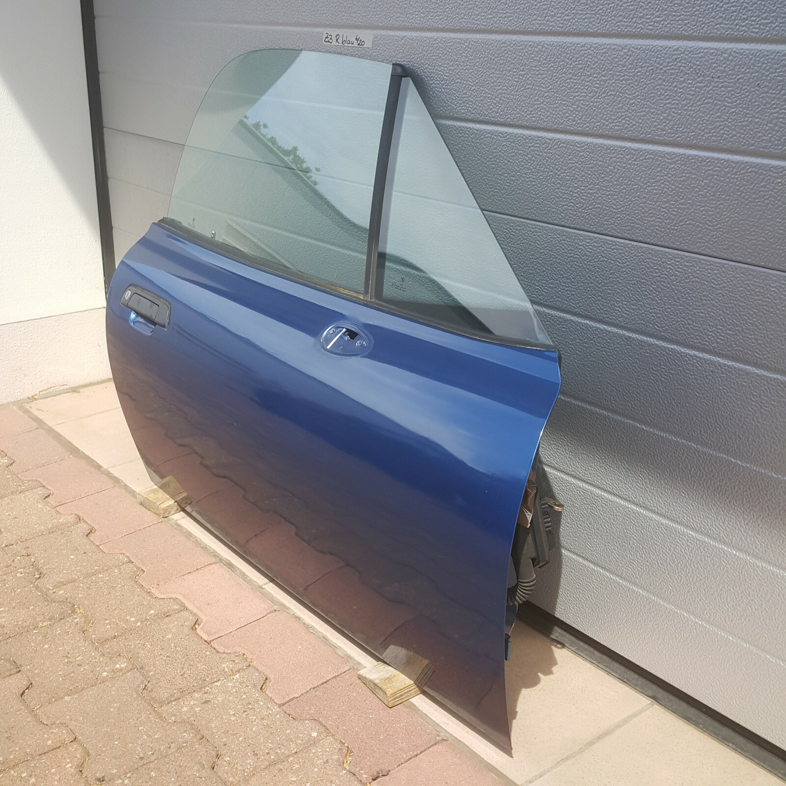 BMW Z3 Coupe + Roadster Beifahrer Tür RECHTS  Topas blau metallic ABHOLUNG 