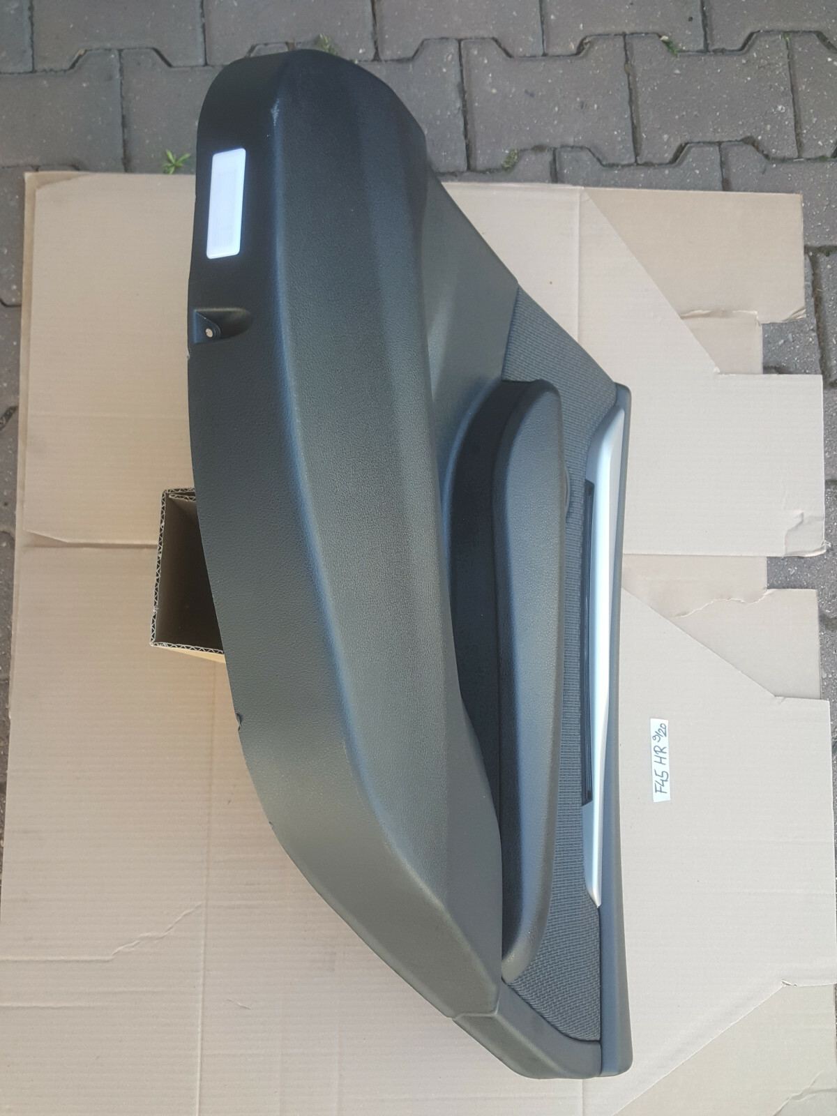 BMW F45 Tür Verkleidung HINTEN RECHTS Stoff Grid Anthrazit Lichtpaket ABHOLUNG 