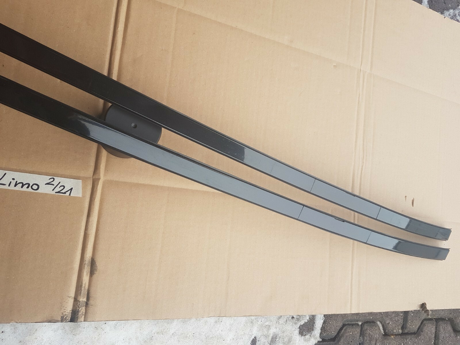 BMW E46 Limousine Dachleisten Zierleiste Dach Karrosserie schwarz metallic R+L